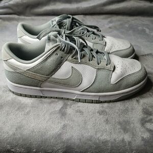 Nike Sage Green and White Sneakers